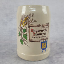 alter Bierkrug Bayerische Brauerei Kaiserslautern BBK 0,5 Liter Steingut