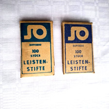 DDR 100 Leistenstifte, zweimal Originalverpackung, unvollständig