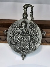 Antike preußische Pulverflasche - Schiesspulver-Dispenser – Pulverhorn