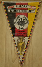 Wimpel EUROPAMEISTERSCHAFT 1972 Endspiel DEUTSCHLAND vs RUSSLAND 3:0, 16 x 27 cm
