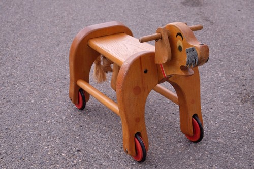 Holztier 50er 60er jahre - holztier,