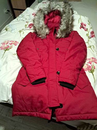 Only damen parka mantel - only, rot
