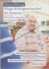 Photopostkarte Neueröffnung Pflege-Wohngemeinschaft für Senioren