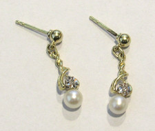 Paar Ohrringe   Perle