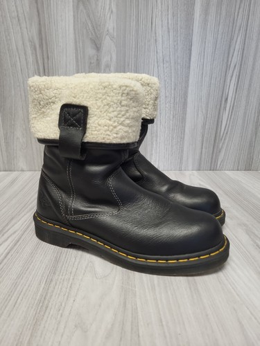 Martens schwarz leder - schwarz,