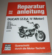 Reparaturanleitung Ducati 750 GT Sport Desmo 860 GTS 900 Königswelle 2 Zylinder!