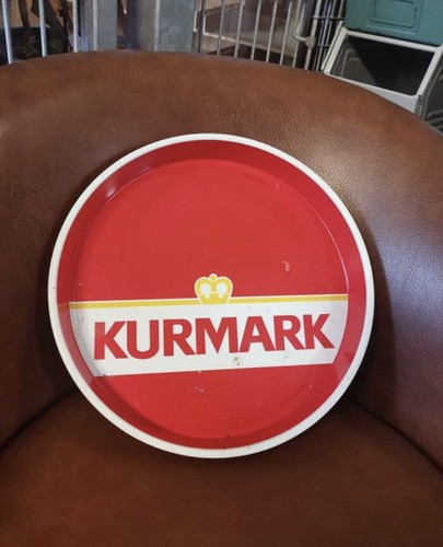 Tablett metall kurmark vintage - metall,