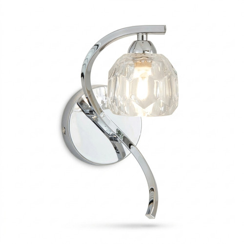 Moderne chrom glas - chrom, wand
