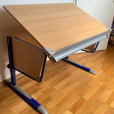 Kettler Kinderschreibtisch, Arbeitsplatte höhen- und neigungsverstellbar