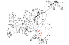 Bremsleitung vorne links starr