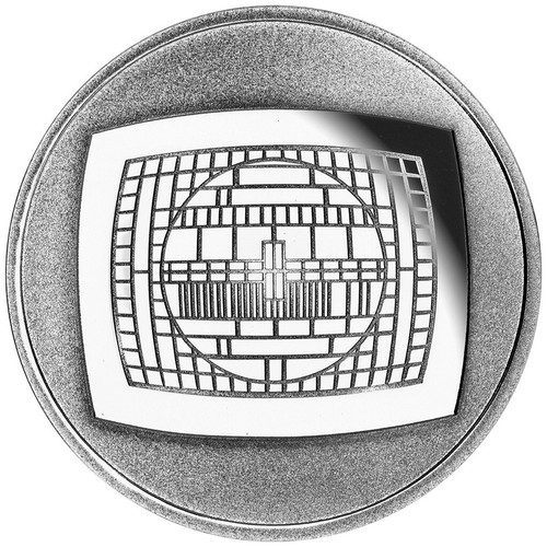 Silbermünze fernsehen - fernsehen, in