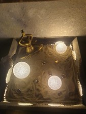 Metall Tablett Schale Deko