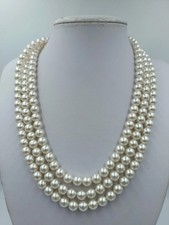 Vintage Perlenkette 3 reihig