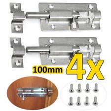 4 Set Edelstahl Schlossriegel