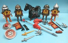 Playmobil® 4 schöne Ritter + Zubehör Castle (6)