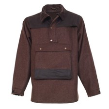 Lodenhemd LECH Smock Schneehemd aus Loden meliert Jagd Wandern Outdoor Freizeit