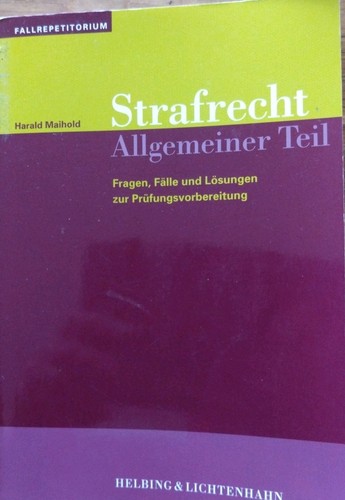 Strafrecht allgemeiner teil - strafrecht,