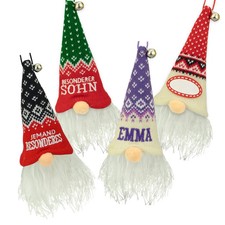 Leuchtender Weihnachtswichtel mit Namen & allgemeinen Titeln