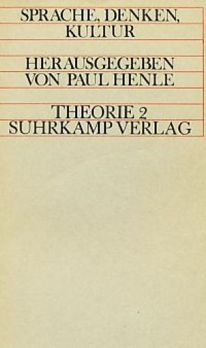 Sprache denken kultur hrsg - sprache,, kultur.