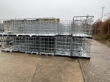 IBC Gitterboxen 1000l Brennholz Lager