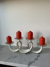 Kerzenständer Porzellan Alka Kunst Bavaria Gold 4-armig candle holder Sammler