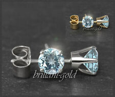 Ohrstecker 585 Gold, Topas