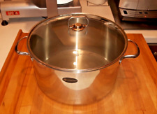 Schulte-Ufer Schmortopf Romana Fleischtopf Edelstahl Ø28 cm 9 L mit Glasdeckel