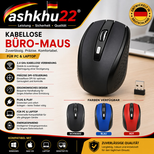Funk maus büro - büro, kabellos