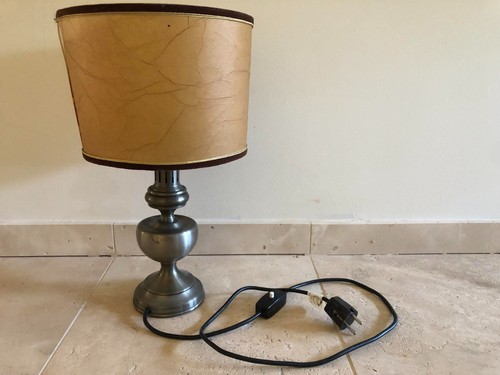 Alte lampe tischlampe zinn - alte,