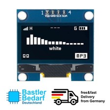 1,3” ZOLL OLED Display Arduino 128x64 SSH1106 I2C IIC weiß Raspberry Pi