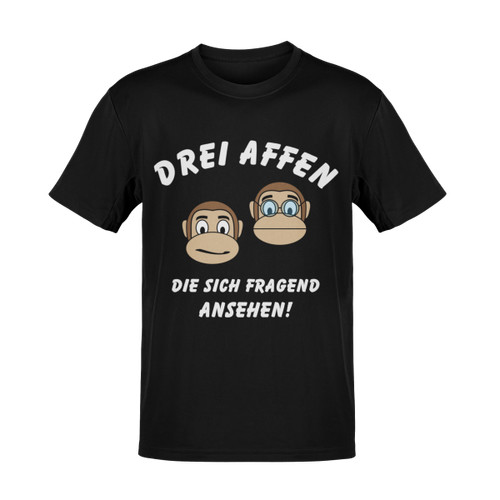 Shirt drei affen - drei,