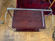 Servierwagen / 60er,  klappbarer Beistelltisch / Dinett Tisch