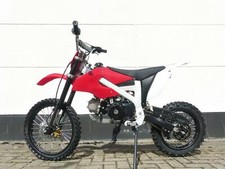 125ccm Dirtbike Pitbike KXD 612A 4Takt 4 Gang 17/14 Enduro Cross Motorrad Rot