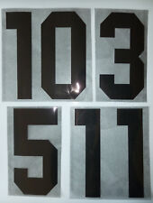 Flock Schwarz Trikot 70er 80er