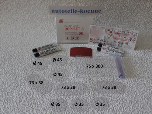 Camplast rep set für - 3,