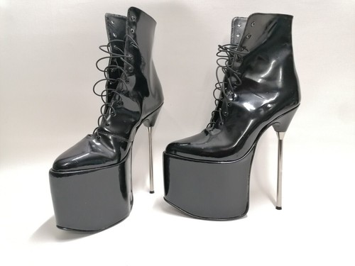 High heels neu schwarz metall - heels,