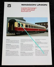Waggon Union ,4-achsiger Reisezugwagen , Großraumwagen der DB 
