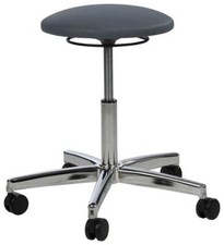 Topstar Hocker Drehstuhl Schreibtischstuhl Sitness Balance Fitness chrom/grau