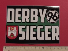10 Aufkleber Sticker Fußball Ultras Fans Hannover Motiv: 96 Derbysieger 10x15cm