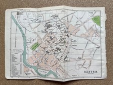 Antiker Straßenplan Stadtplan