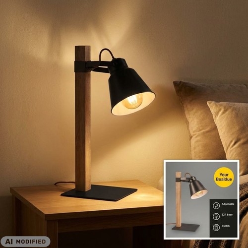 Tischlampe braun 25 watt - 25,