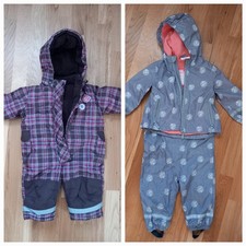 3-TEILE-SET Herbst/Winter Gr. 74 + Overall/ Schneeanzug, Regenjacke + Matschhose