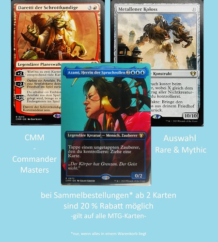 Magic mtg cmm commander - |, |