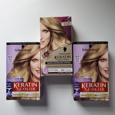 Lot Of 3 Schwarzkopf Keratin
