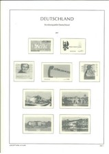 Leuchtturm SF Vordruck BRD / Bund 2001 komplett mit Taschen - Nachtrag 2001