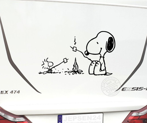 Aufkleber snoopy woodstock - snoopy, am