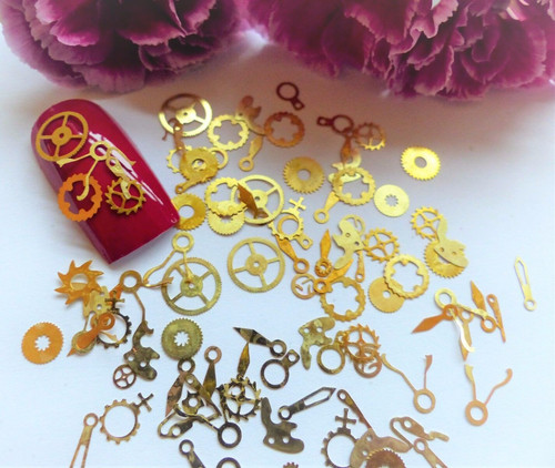 Nail art gold - 50,
