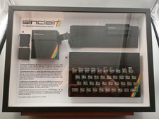 Vintage Sinclair ZX Spectrum Complete System im 3D-Objektrahmen – Sammlerstück