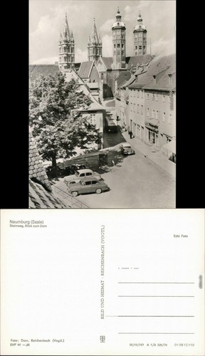 Ansichtskarte naumburg - naumburg, (saale)
