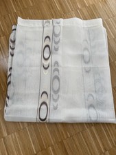 Gardine beige Mit Braune Muster H 138 X B 268